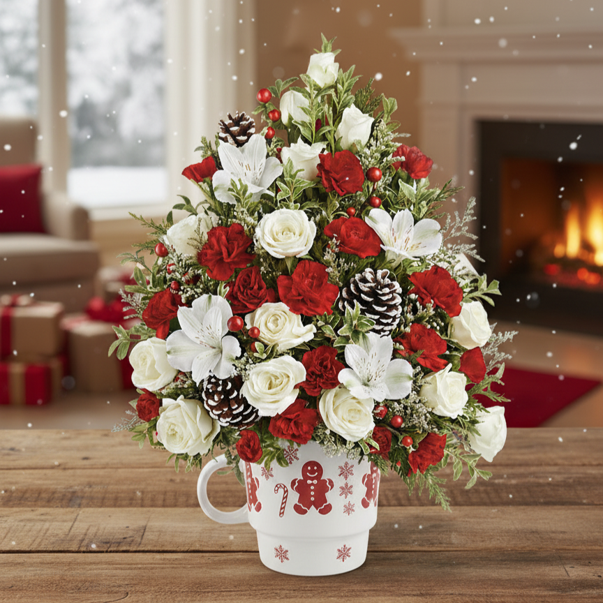 Gingerbread Winter Wishes Mug