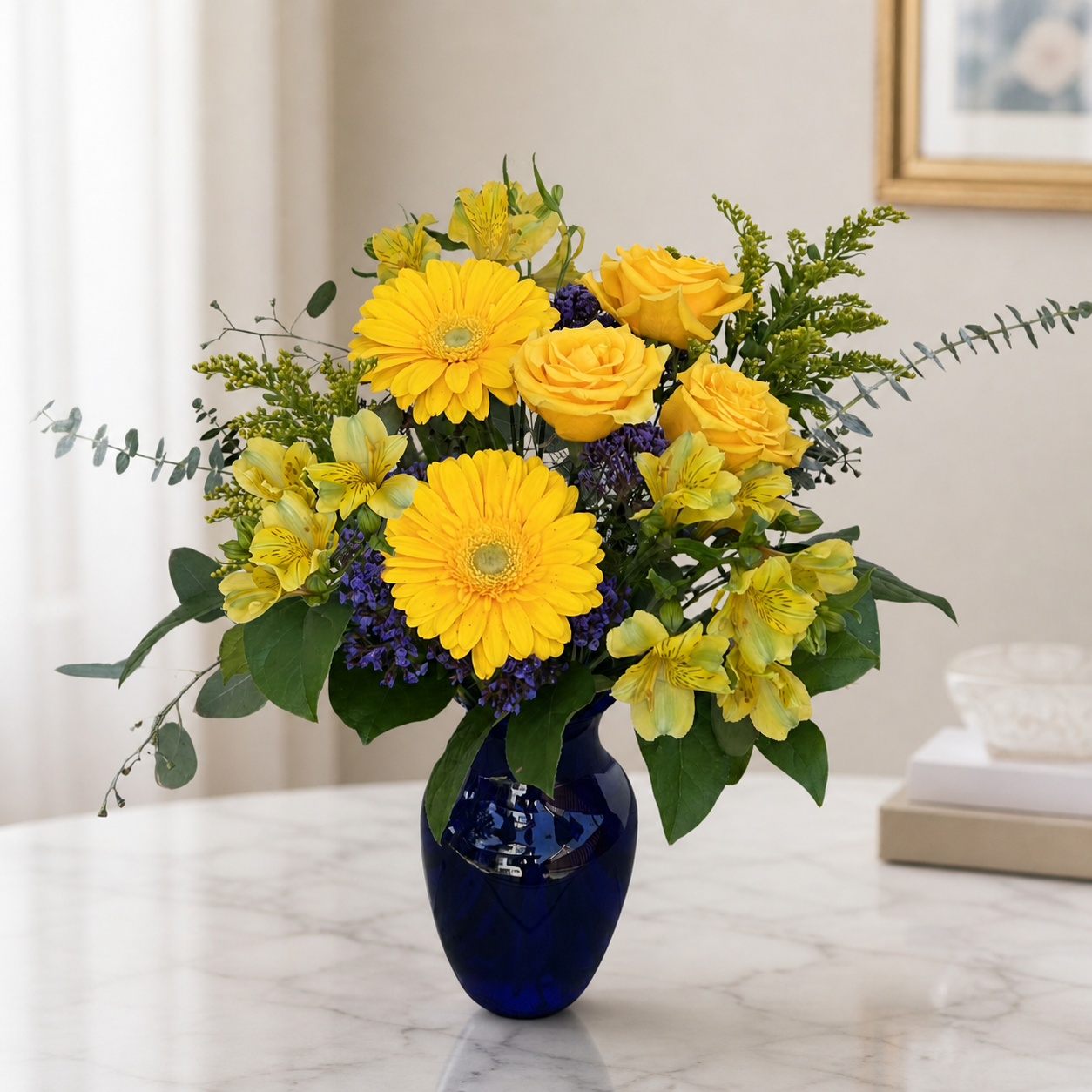 Golden Meadow Vase Arrangement