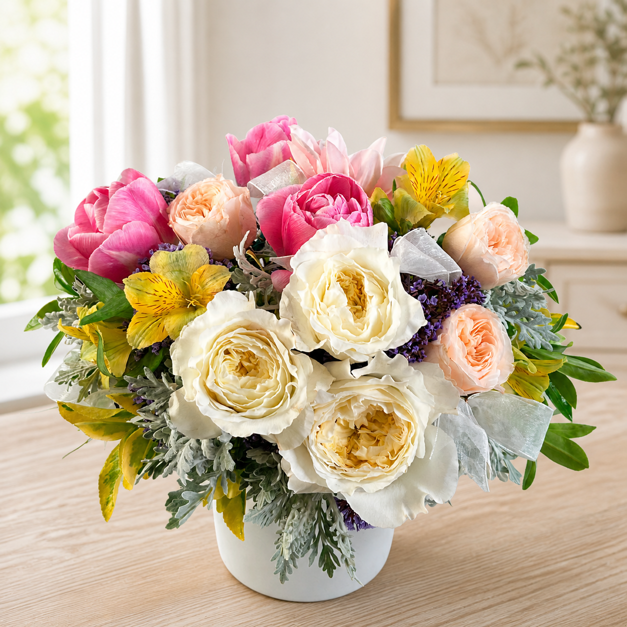 Blush Garden Centrepiece