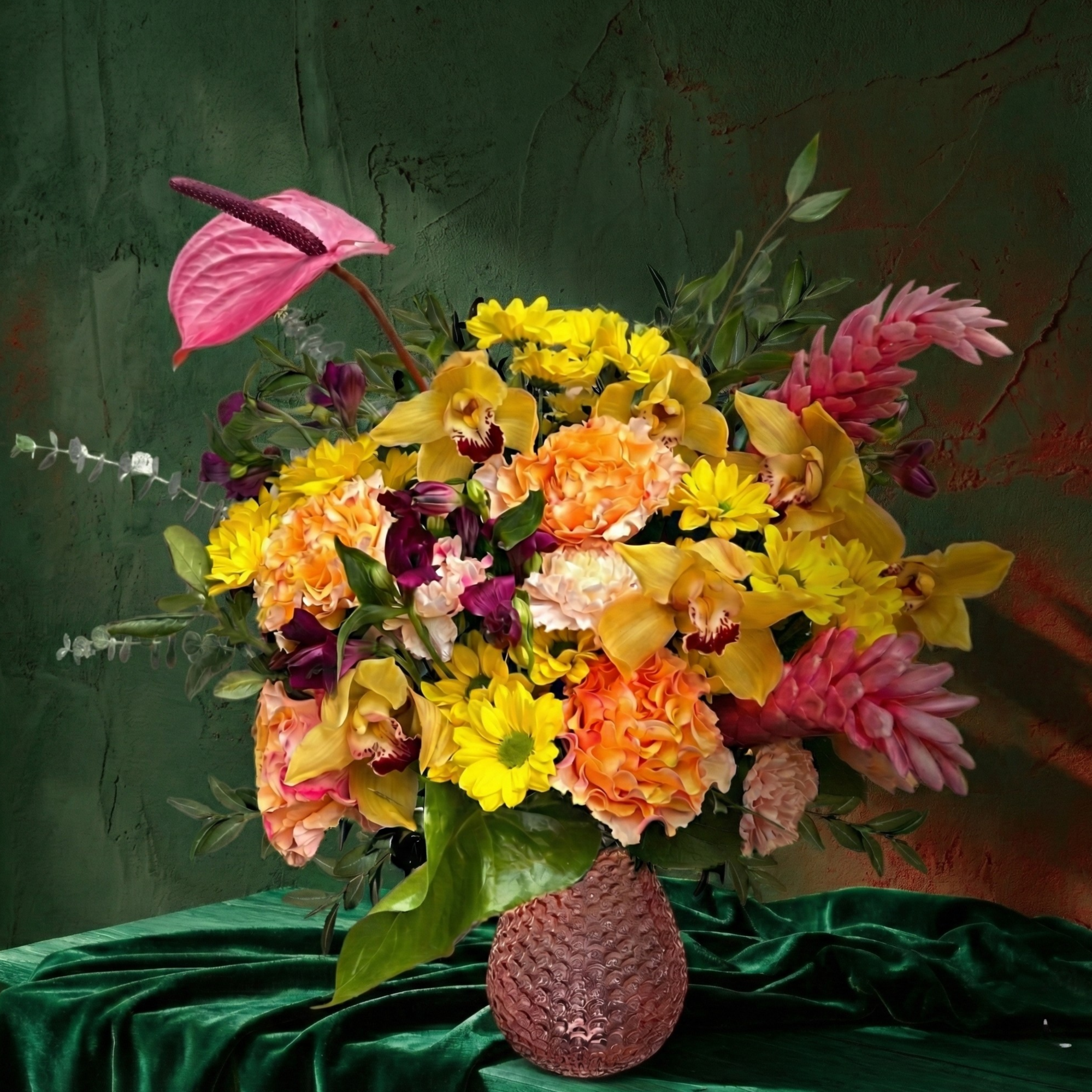 Tropical Sunset Luxe Vase