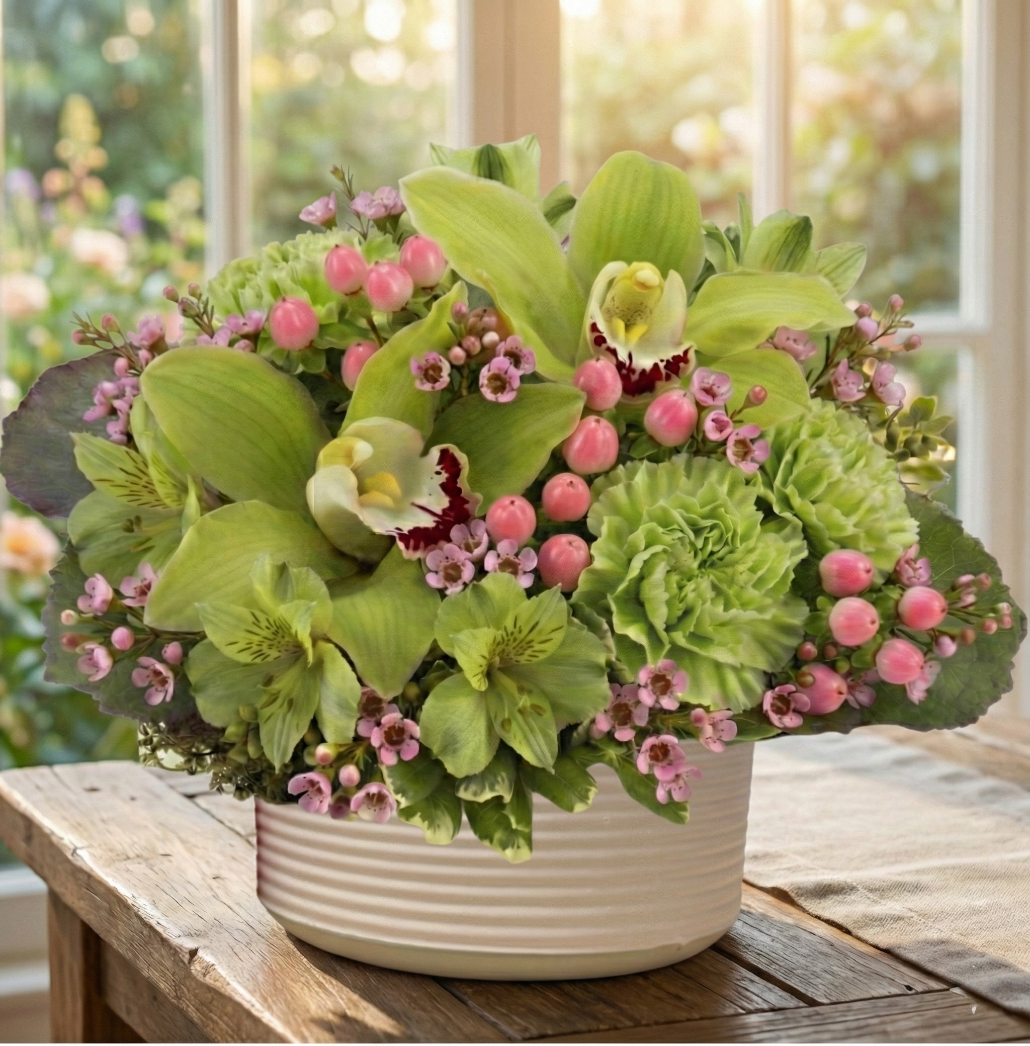 Enchanted Green Garden Bowl